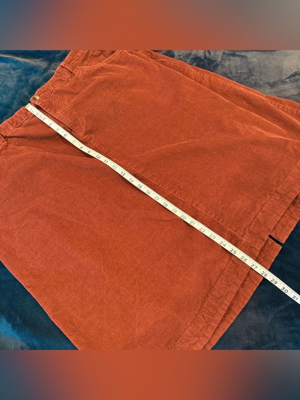 Pact Rust Corduroy Skirt - Picture 3 of 8